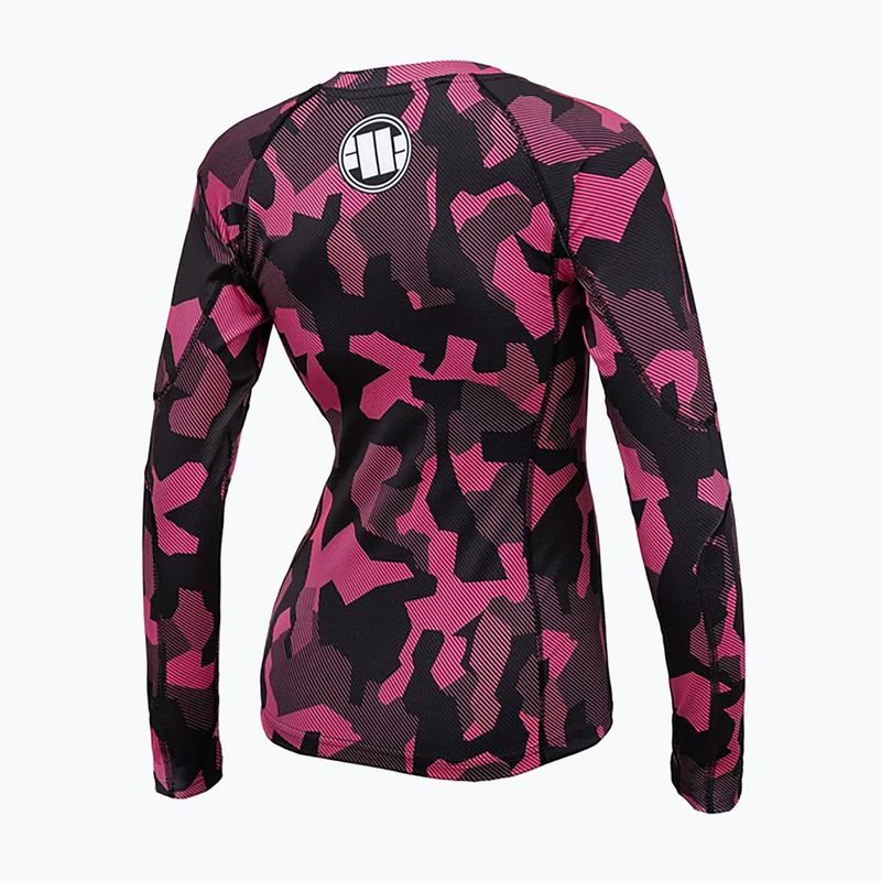 Pitbull West Coast moteriškas marškinėliai su ilgomis rankovėmis L-S Rash Dillard pink camo 2