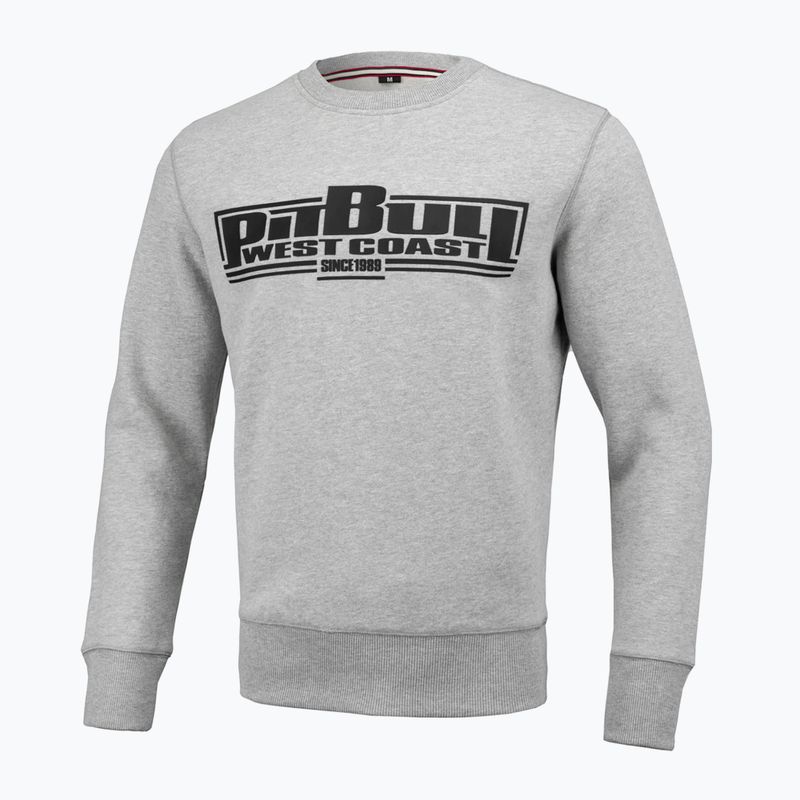 Vyriški Pitbull West Coast Crewneck Classic Boxing 21 pilkos/melsvos spalvos džemperis 4