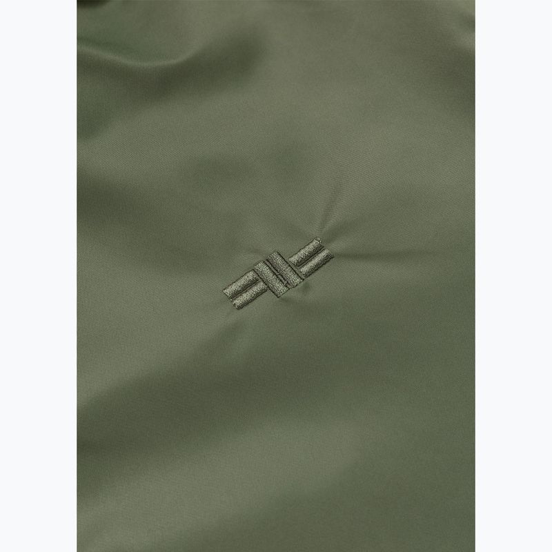 Vyriška striukė Pitbull Sherpa Hooded Bomber olive 8