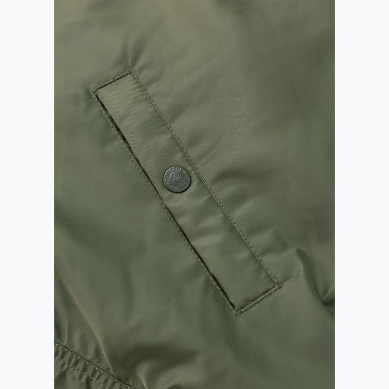 Vyriška striukė Pitbull Sherpa Hooded Bomber olive 12