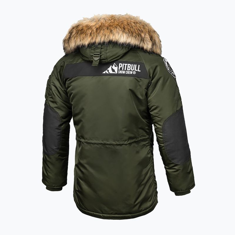 Vyriška žieminė striukė Pitbull West Coast Fur Parka Alder olive 2