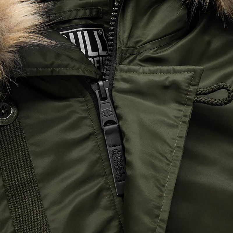 Vyriška žieminė striukė Pitbull West Coast Fur Parka Alder olive 3