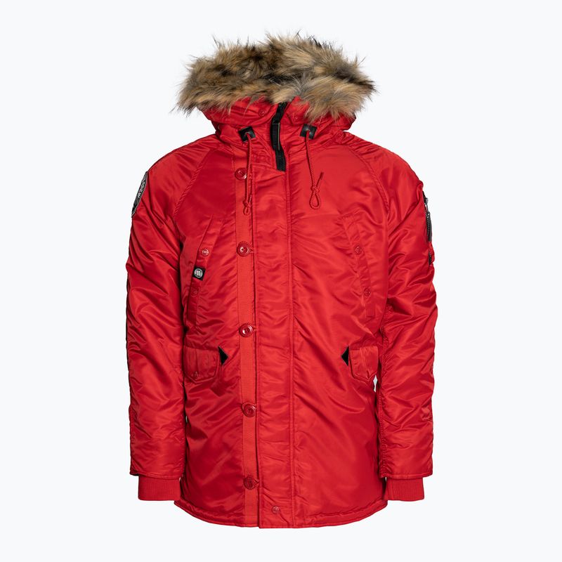 Vyriška žieminė striukė Pitbull West Coast Fur Parka Alder red 10