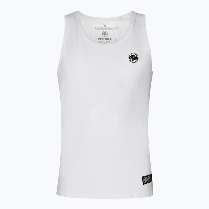Vyriškas Pitbull West Coast marškinėlis Slim Fit Lycra Small Logo white