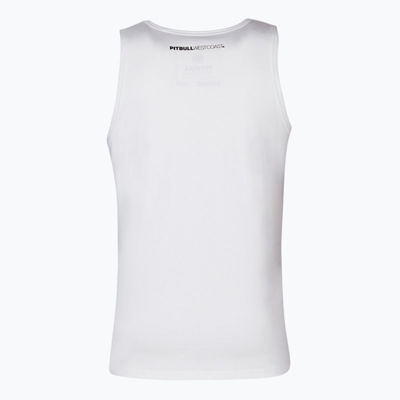 Vyriškas Pitbull West Coast marškinėlis Slim Fit Lycra Small Logo white 2