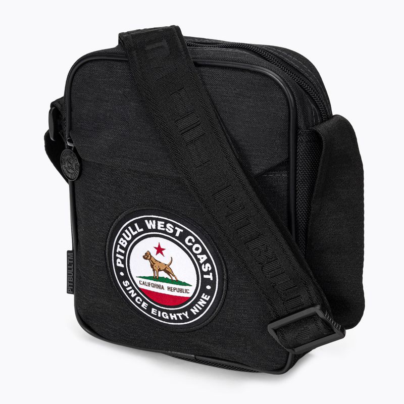 Pitbull West Coast Circal Dog maišelis juodas