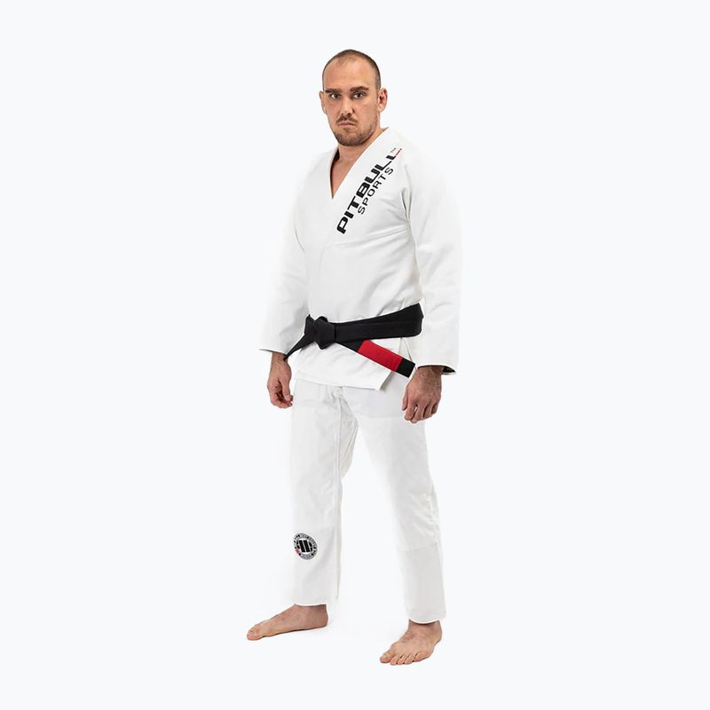 GI vyriškam brazilų džiudžitsu Pitbull West Coast Gi BJJ PB 2017 450 white