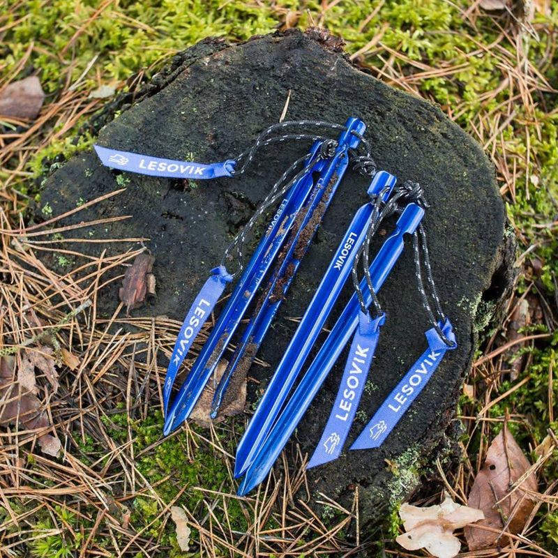 Palapinės segtukai Lesovik Spig blue 3