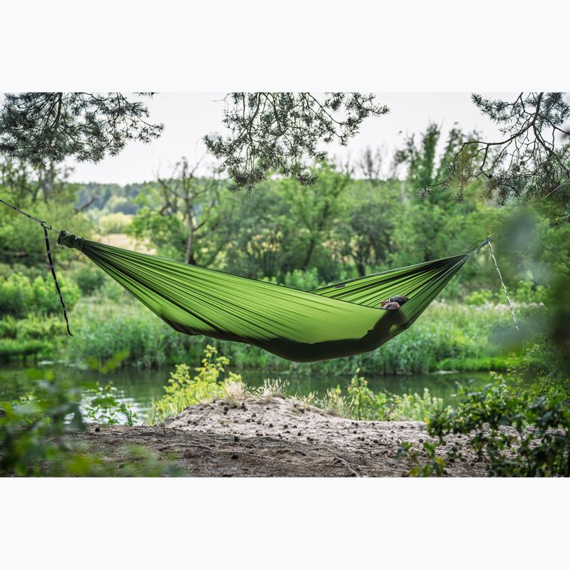 Turistinis hamakas Lesovik Bright treetop green 2