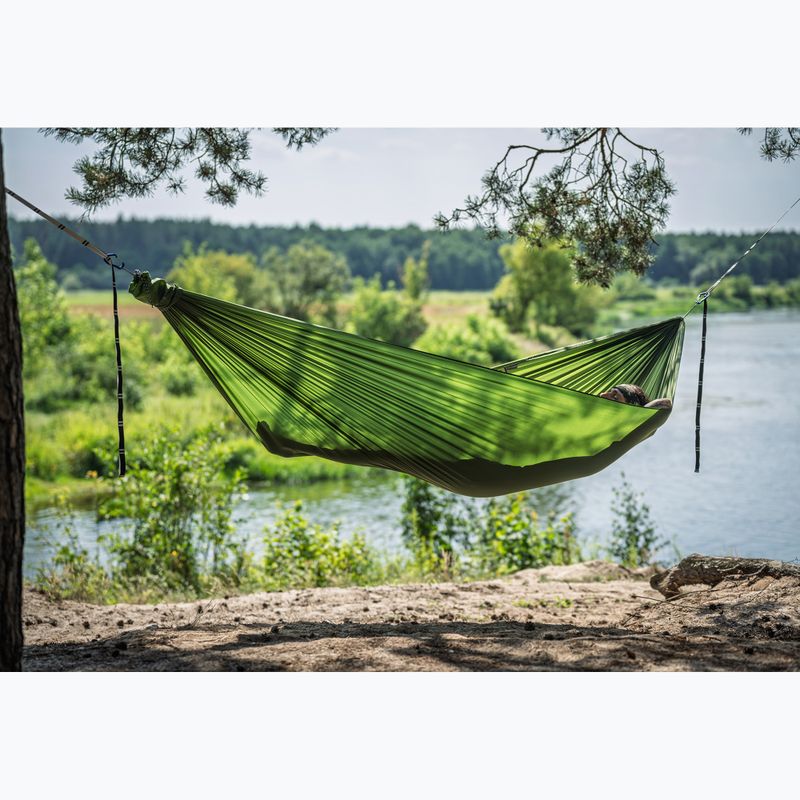 Turistinis hamakas Lesovik Bright treetop green 3