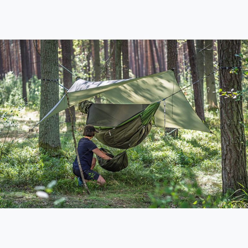 Turistinis hamakas Lesovik Draka 2026 treetop green 3