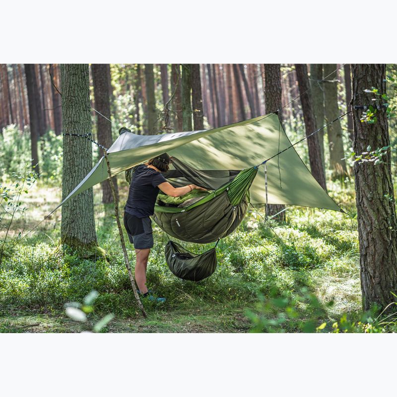Turistinis hamakas Lesovik Draka 2026 treetop green 4