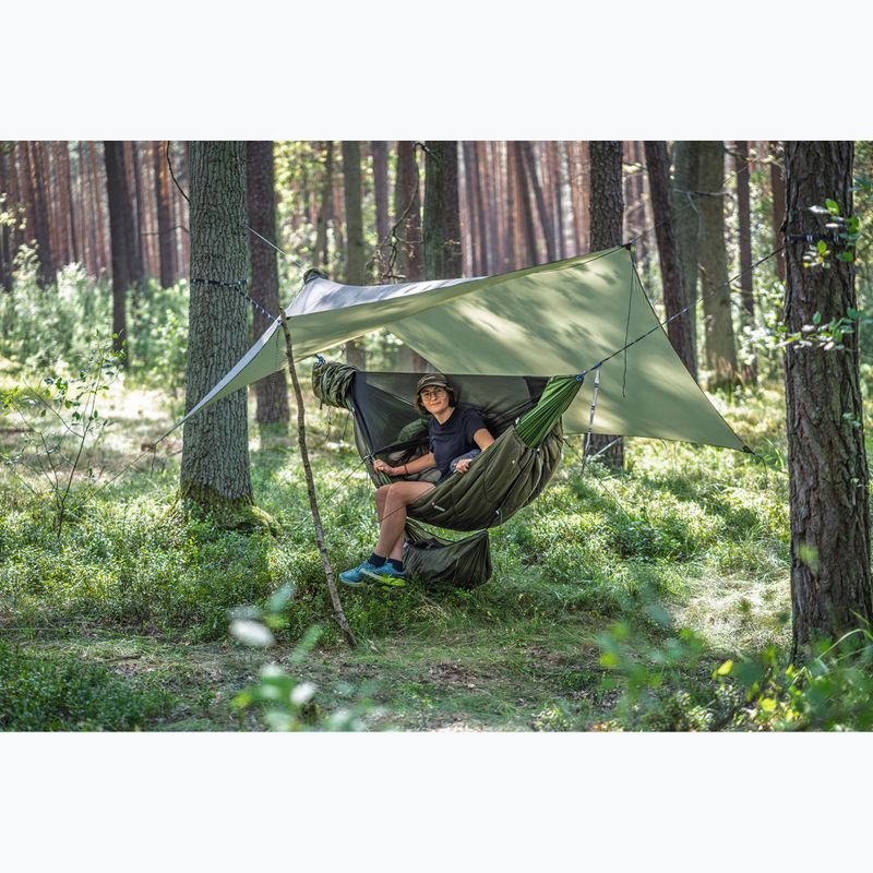 Turistinis hamakas Lesovik Draka 2026 treetop green 5