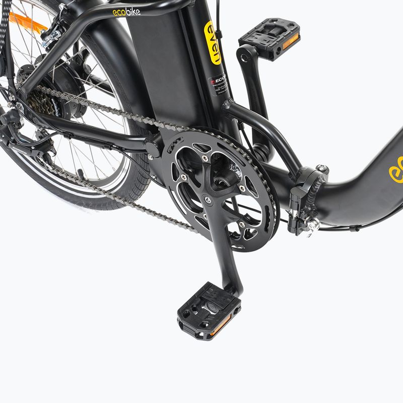 EcoBike Even Black 36V 13Ah 468Wh Greenway elektrinis dviratis juodas 1010202 6
