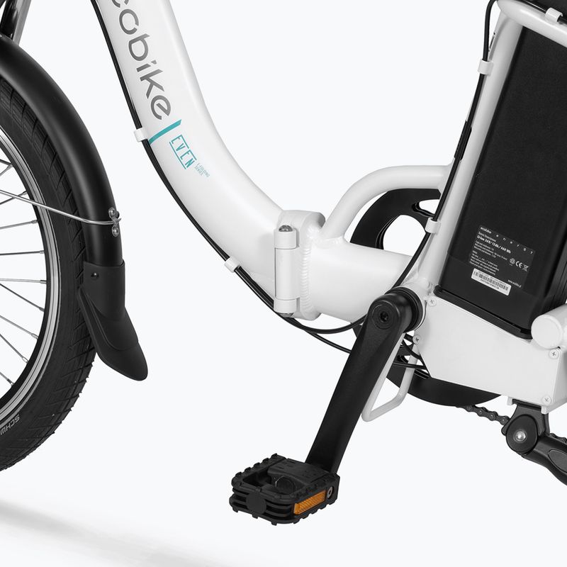 EcoBike Even 36V 14.5Ah 522Wh baltas elektrinis dviratis 1010201 5