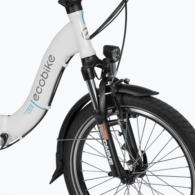 EcoBike Even 36V 14.5Ah 522Wh baltas elektrinis dviratis 1010201 7