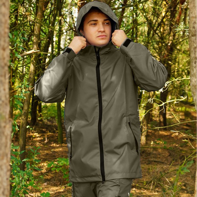 Vyriška žvejybinė striukė Pros 285 olive green 7