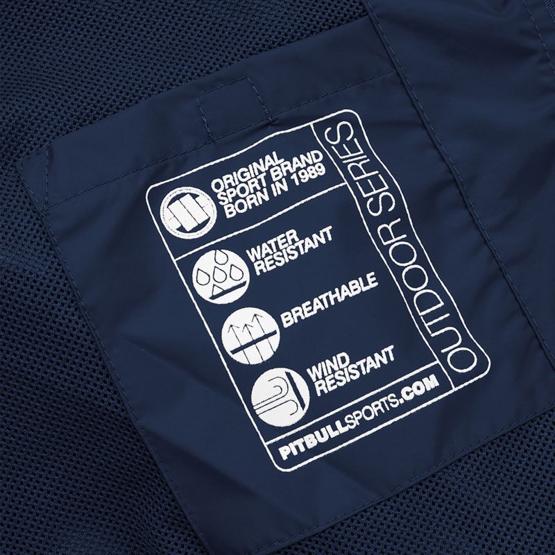 Vyriška striukė Pitbull West Coast Athletic su gobtuvu ir nailonu dark navy 13