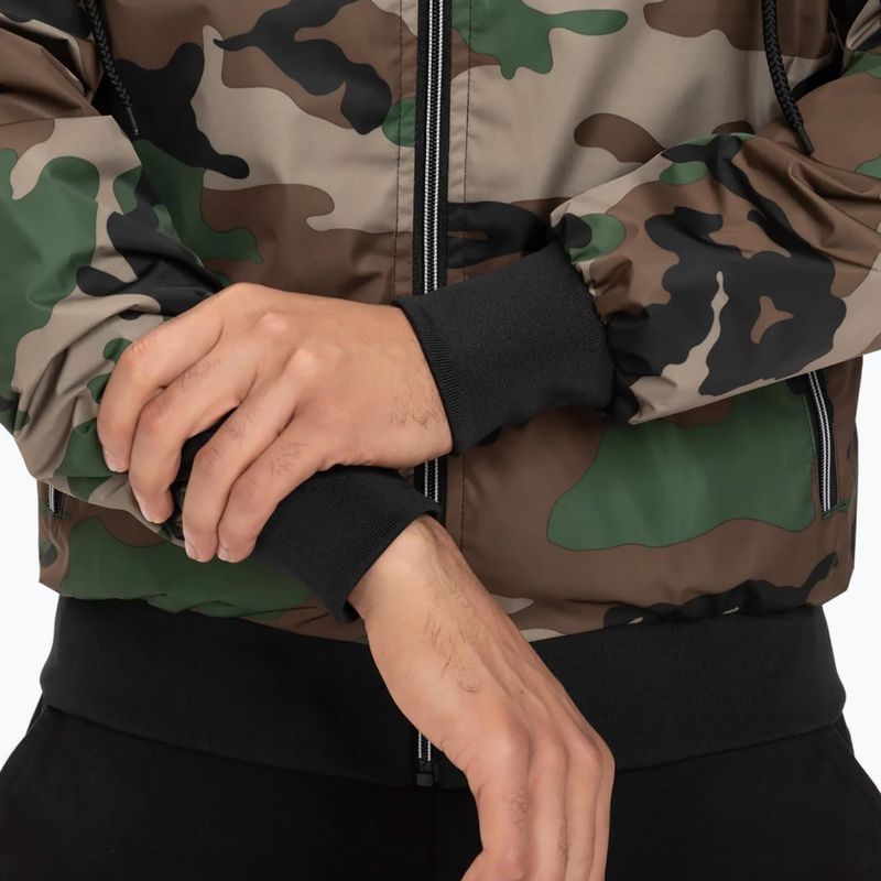 Vyriška striukė Pitbull West Coast Athletic Hooded Nylon woodland camo 5