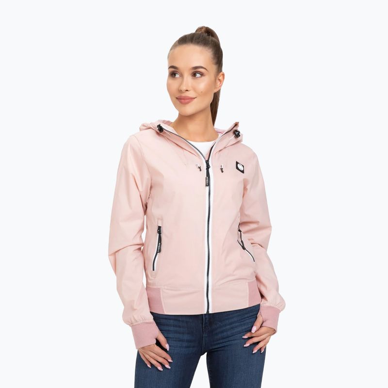 Pitbull West Coast moteriška striukė Aaricia Hooded Nylon pink