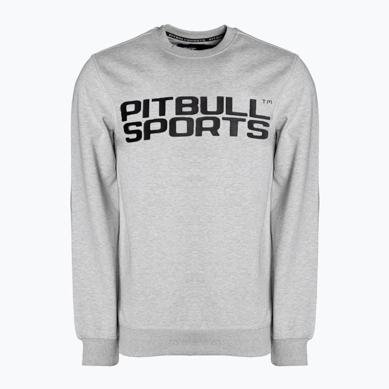 Vyriški Pitbull West Coast Crewneck džemperiai Fern grey/melange