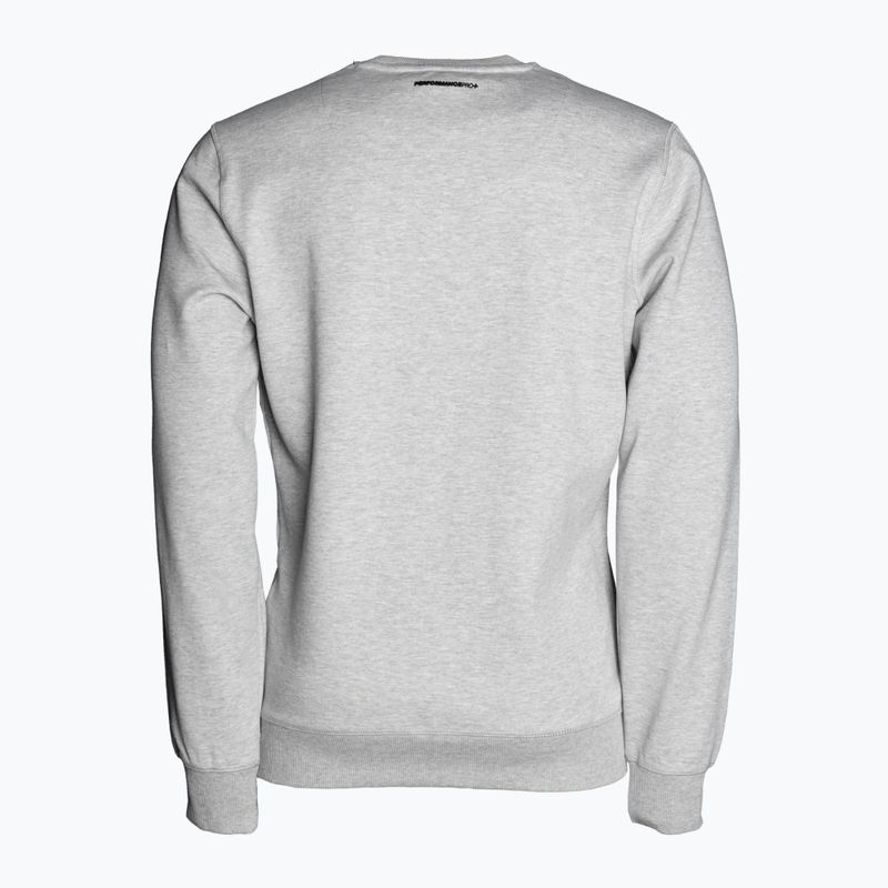 Vyriški Pitbull West Coast Crewneck džemperiai Fern grey/melange 2