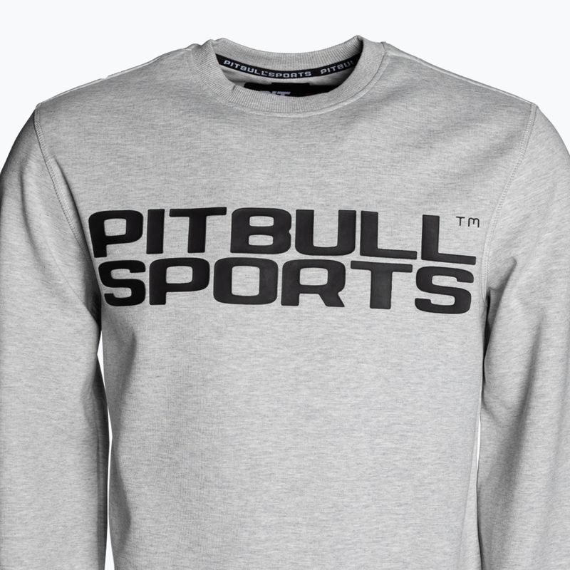 Vyriški Pitbull West Coast Crewneck džemperiai Fern grey/melange 3