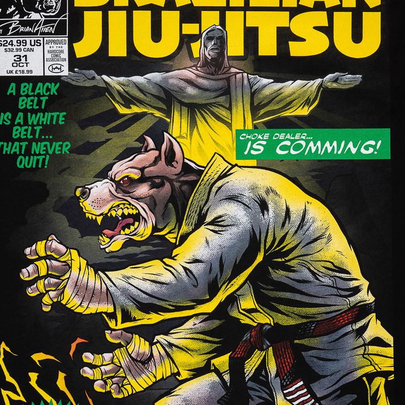 Pitbull West Coast vyriški Master Of BJJ marškinėliai juodi 4