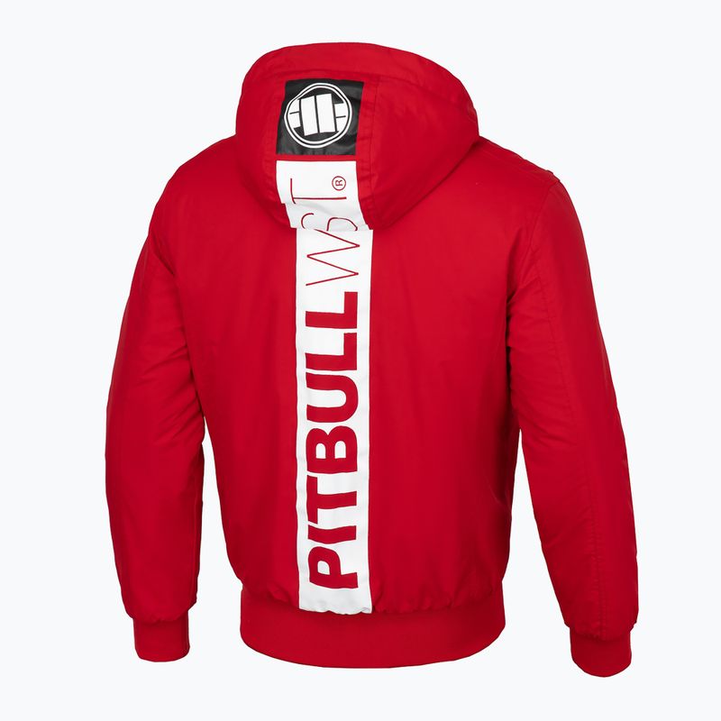 Pitbull West Coast vyriška žieminė striukė Cabrillo Hooded red 4