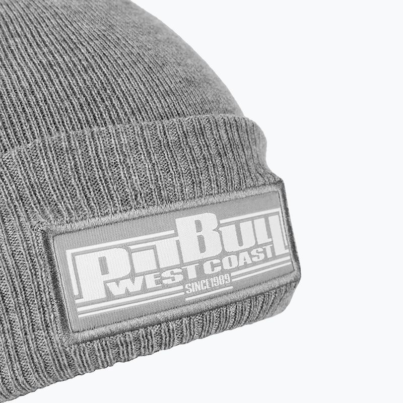 Vyriška žieminė kepurė Pitbull Beanie Bubble One Tone Boxing grey 3