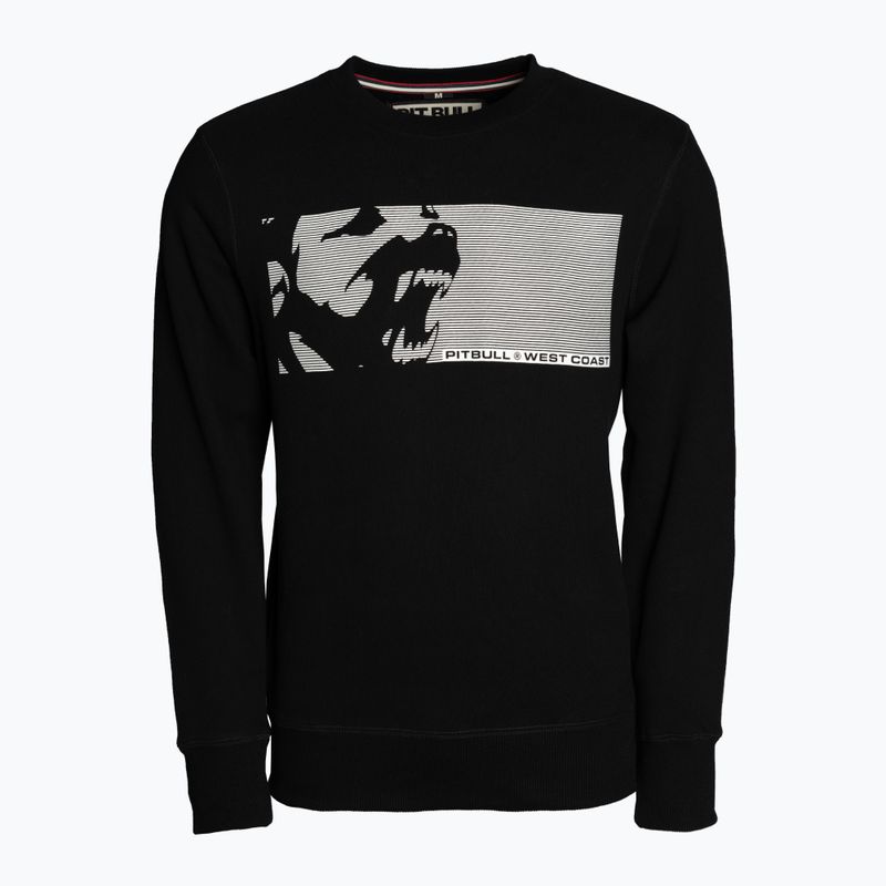 Vyriški Pitbull West Coast Crewneck džemperis Raster Dog black