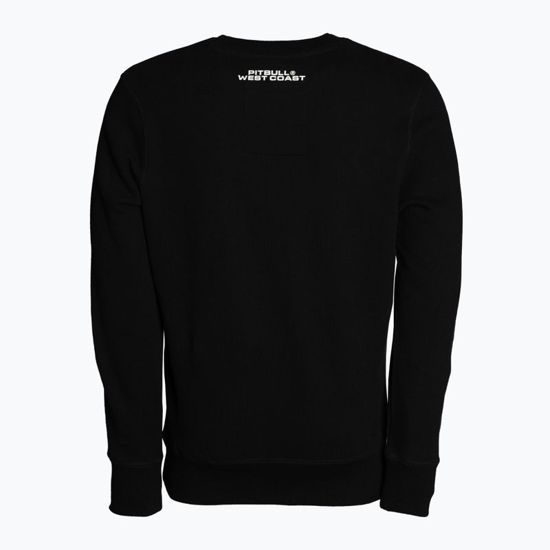 Vyriški Pitbull West Coast Crewneck džemperis Raster Dog black 2