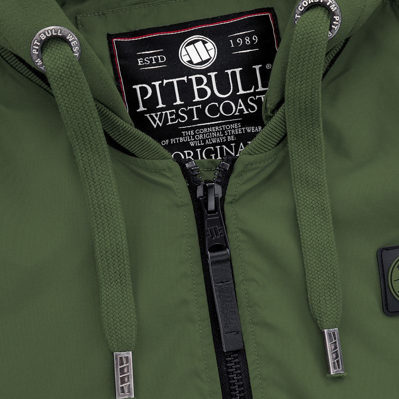 Vyriška striukė Pitbull West Coast Nimitz Hooded olive 4