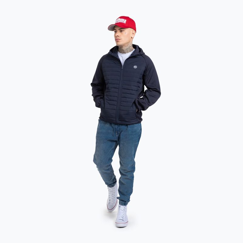 Vyriška striukė su gobtuvu Pitbull West Coast Dillard Dark Navy 2