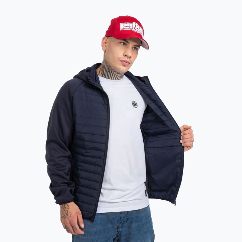 Vyriška striukė su gobtuvu Pitbull West Coast Dillard Dark Navy 3