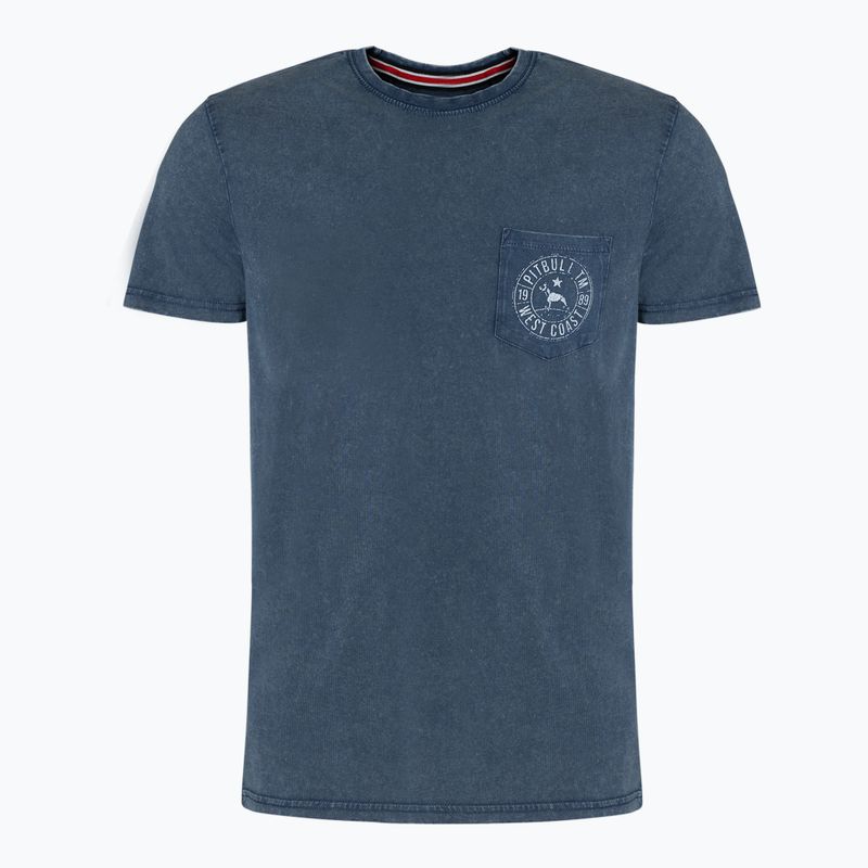 Vyriški marškinėliai Pitbull West Coast Circle Dog dark navy