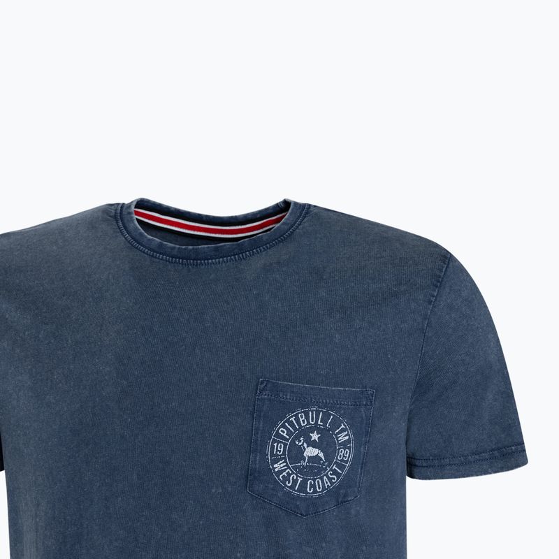 Vyriški marškinėliai Pitbull West Coast Circle Dog dark navy 3