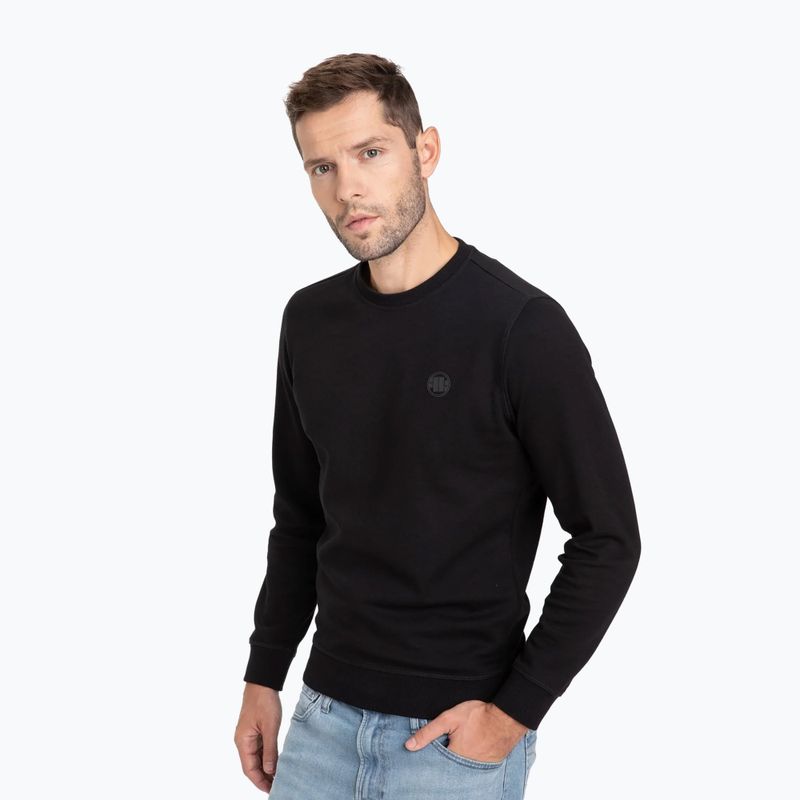 Vyriški Pitbull West Coast Tanbark Crewneck Sweatshirt black