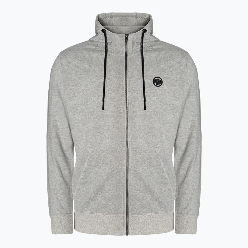 Vyriškas džemperis Pitbull West Coast Hooded Zip Small Logo F.Terry 220 pilka/melsva 5