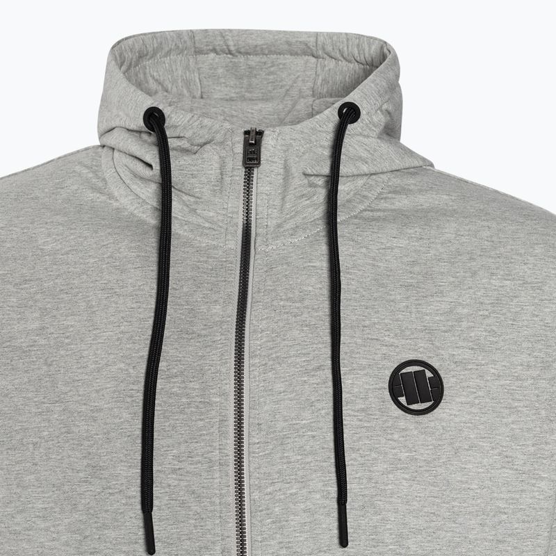 Vyriškas džemperis Pitbull West Coast Hooded Zip Small Logo F.Terry 220 pilka/melsva 7