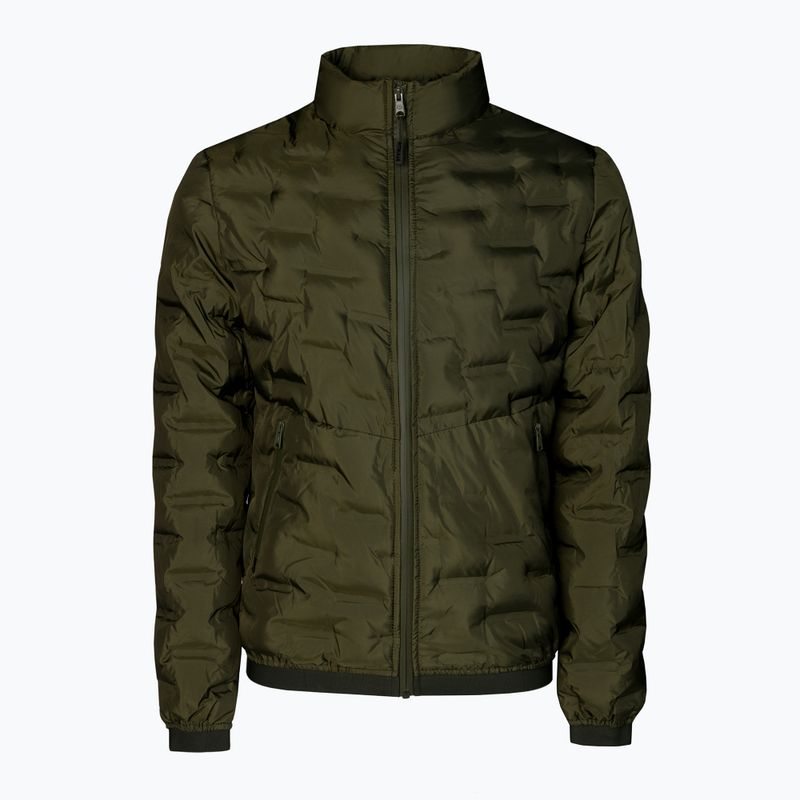 Pitbull West Coast vyriška pūkinė striukė Overton dark olive