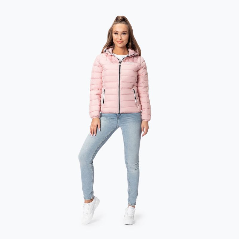 Pitbull West Coast moteriška pūkinė striukė Seacoast powder pink 2