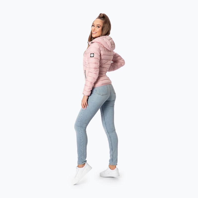 Pitbull West Coast moteriška pūkinė striukė Seacoast powder pink 3