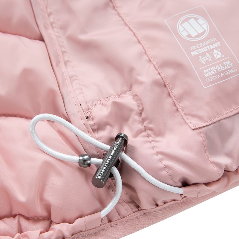 Pitbull West Coast moteriška pūkinė striukė Seacoast powder pink 9
