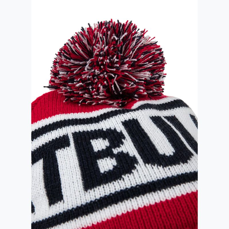 Vyriška žieminė kepurė Pitbull Beanie Fleming II red/dark navy 3