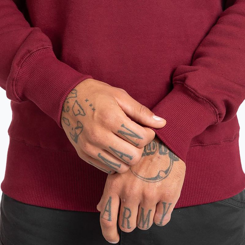 Vyriški Pitbull West Coast Crewneck Classic Logo džemperiai bordo spalvos 5