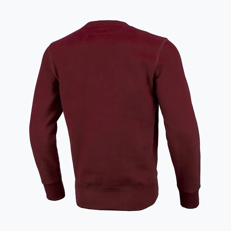 Vyriški Pitbull West Coast Crewneck Classic Logo džemperiai bordo spalvos 7