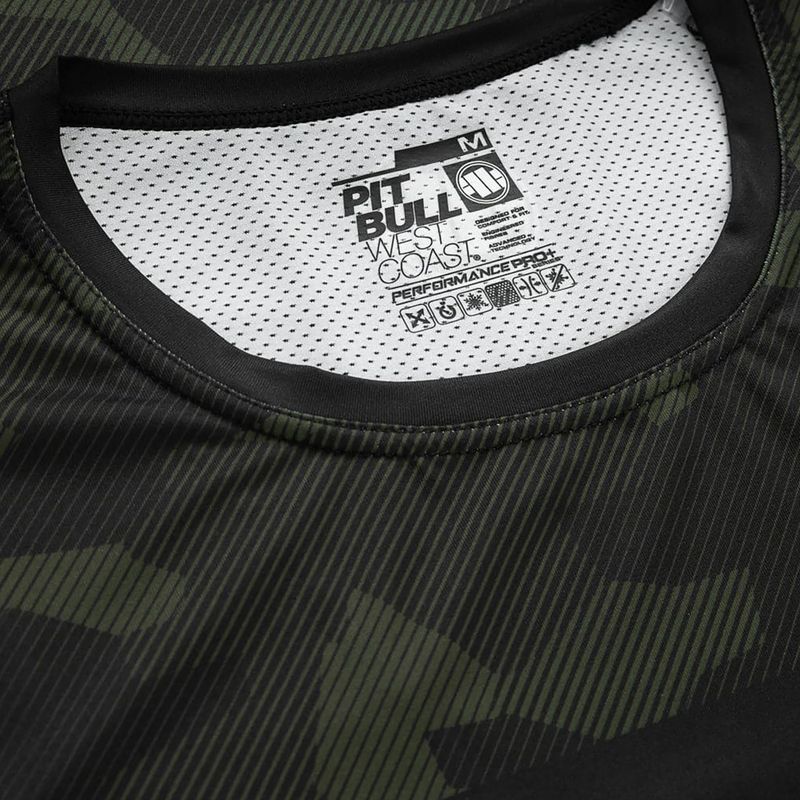 Pitbull West Coast Performance vyriški marškinėliai Dillard Casino black/olive 4