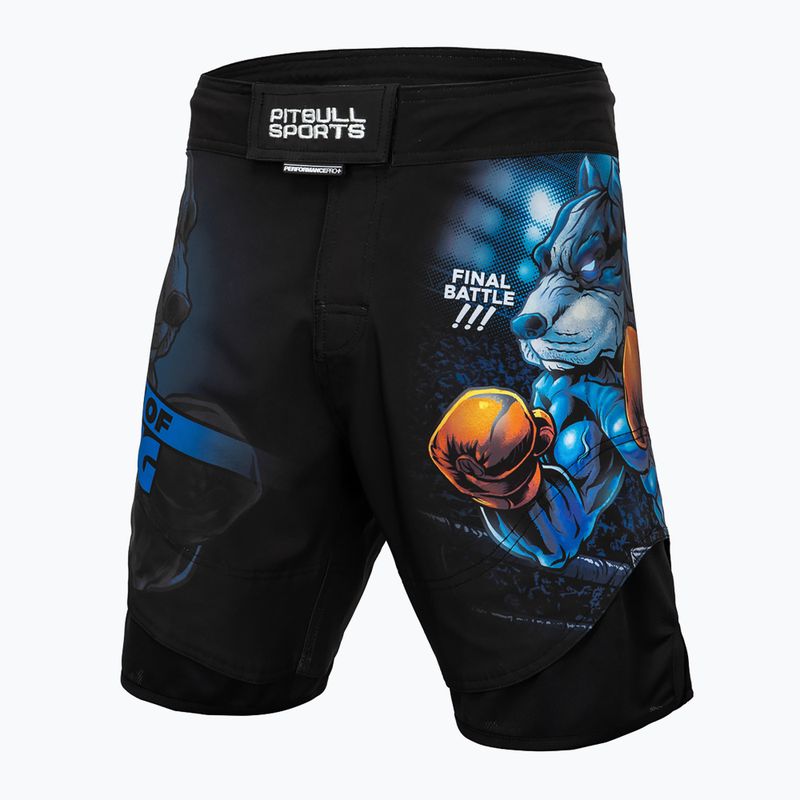 Pitbull West Coast vyriški šortai Grappling Master Of Boxing black 9