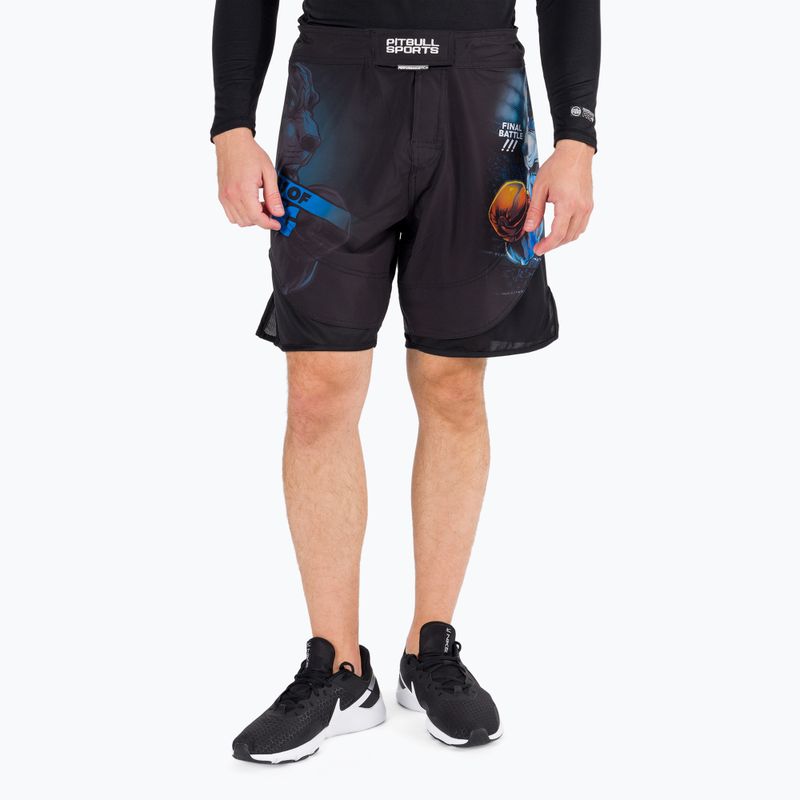 Pitbull West Coast vyriški šortai Grappling Master Of Boxing black 2